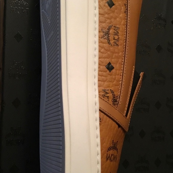 MCM Men’s Slip On Sneakers in Visetos - Picture 6 of 6